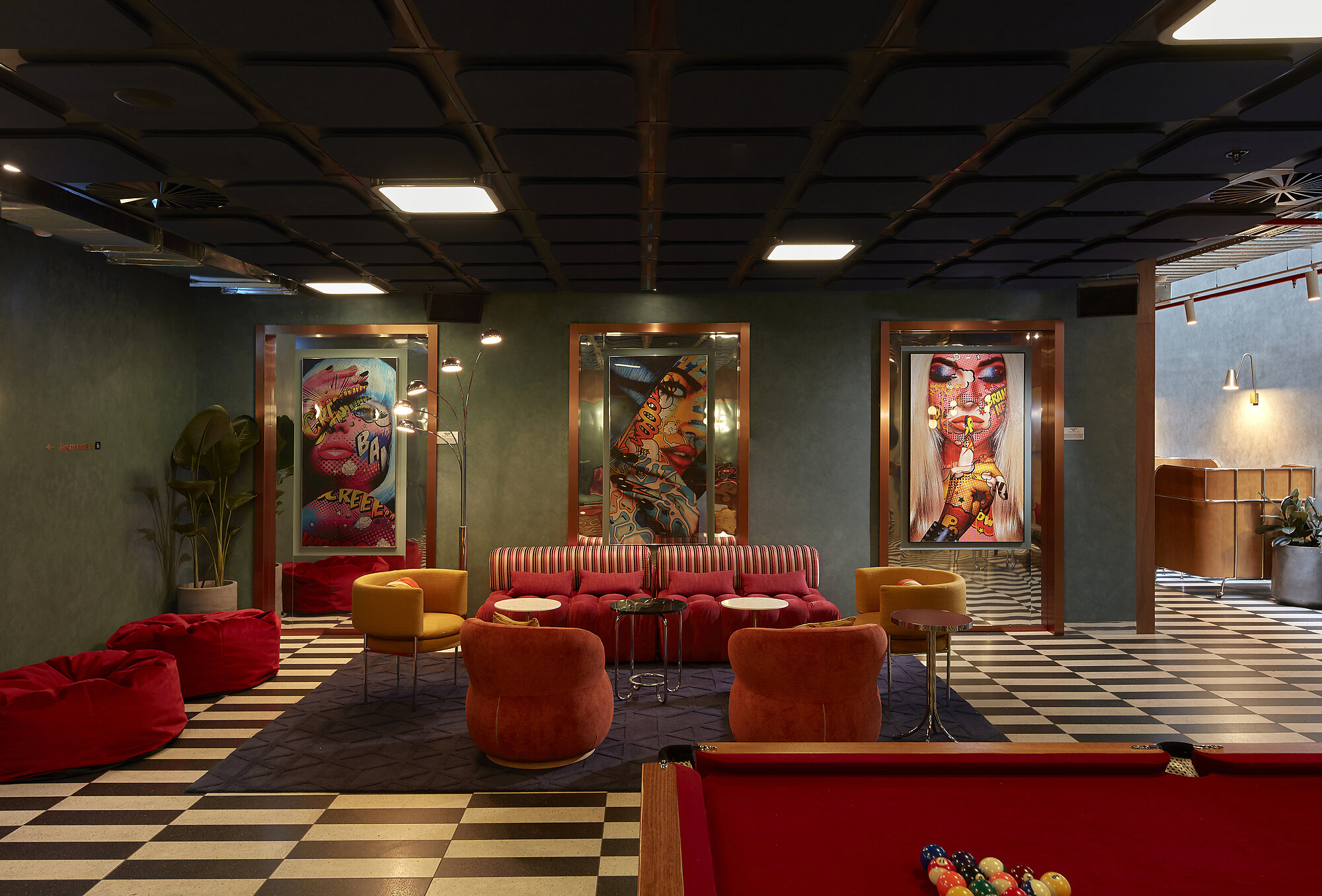 Interior photograph of Ovolo South Yarra Hotel by Sean Fennessy